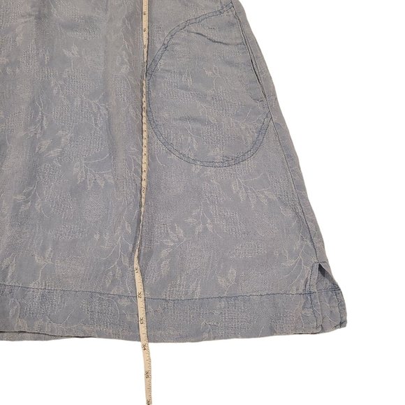 Maeve Chambray Linen Blend Mini Dress Women's Size XS - Picture 10 of 10